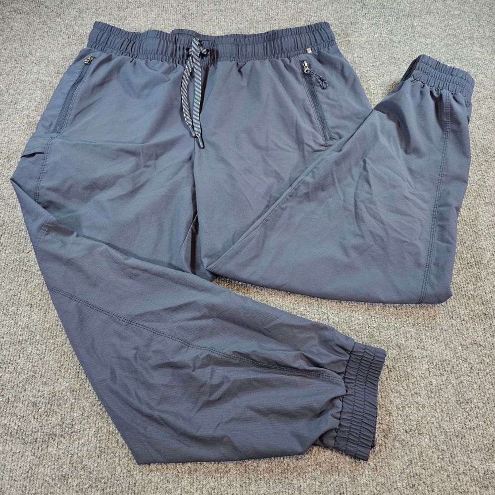 Avalanche Outdoor Supply Co Mens Large Gray Ripstop Cargo Jogger Pants Hiking